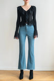 Midnight Dream Lace Trimmed Top