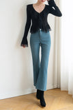 Midnight Dream Lace Trimmed Top