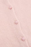Soft Fleur Alpaca And Wool Cardigan - Pink