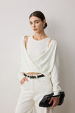 Olga Layered Top - White