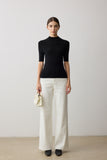 Gilda Machine Washable Wool Top - Black