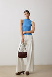 Ingrid Merino Wool Tank - Blue