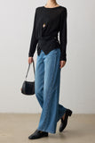 Cooper Wool And Acetate Wrapped Top