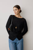 Cooper Wool And Acetate Wrapped Top