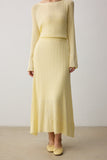 Amelie Ribbed Knit Set - Skirt