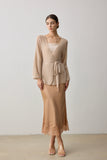 Vale Mohair And Wool Belted Cardigan