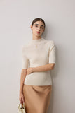 Gilda Machine Washable Wool Top - White