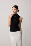 Ingrid Merino Wool Tank - Black
