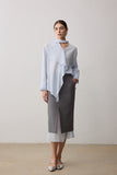 Glacier Ruffled Blouse