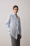Glacier Ruffled Blouse