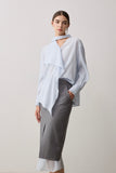 Glacier Ruffled Blouse