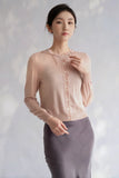 Seraphina Wool Cardigan - Pink
