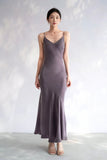 Emerald Cupro Maxi Dress