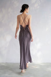 Emerald Cupro Maxi Dress