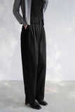 Balloon Barrel Leg Pants - Black