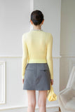 Macaroon Embellished Cropped Cardigan