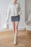 In The Cloud Wool And Mohair Cardigan - White