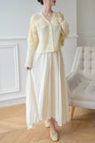 In The Cloud Wool And Mohair Cardigan - Yellow