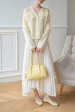 In The Cloud Wool And Mohair Cardigan - Yellow