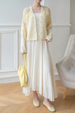 In The Cloud Wool And Mohair Cardigan - Yellow