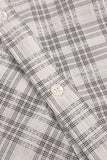 Half Shirt Cotton Checked Top / Wrap Skirt