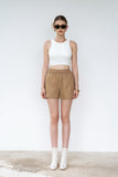 Jill Leather Shorts