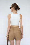 Jill Leather Shorts