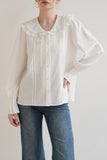 Marian Lace Trimmed Blouse