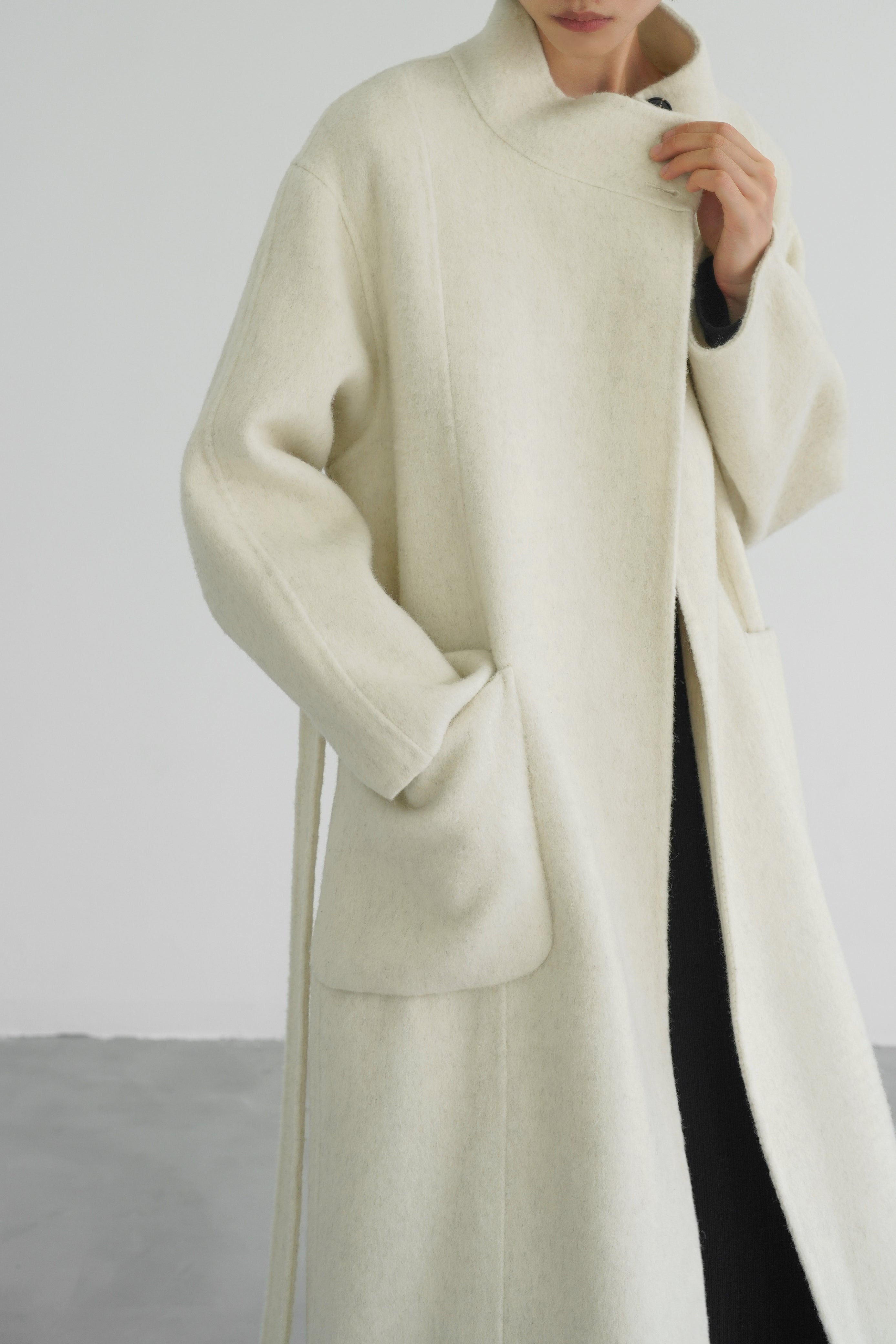 Hepburn Wool And Silk Coat