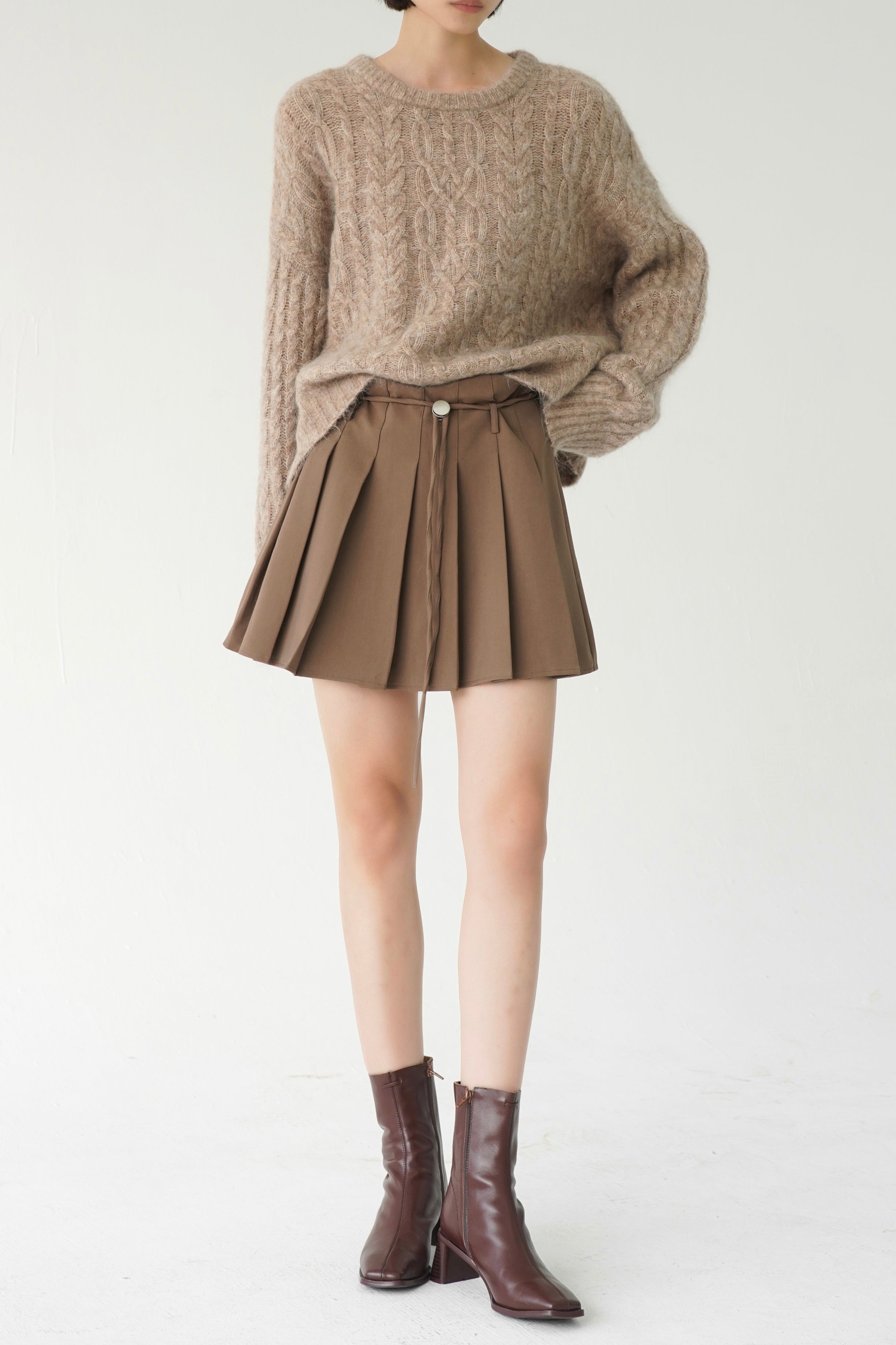 Me Time Mohair And Wool Blend Sweater - Brown