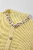Macaroon Embellished Cropped Cardigan