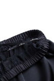 Gala Acetate Satin Pants - Black