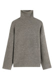Astrid Turtleneck Ribbed Wool Sweater