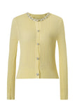 Macaroon Embellished Cropped Cardigan
