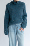 Blizzard Embellished Wool Sweater