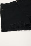Magny Denim Shorts - Black
