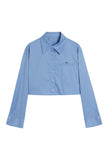 Azure Cropped Shirt