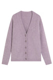 Wanted Alpaca Wool Cardigan - Purple