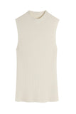 Starry Eyed Wool Tank - White