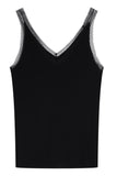 Soft Moment Cashmere And Wool Blend Tank - Black