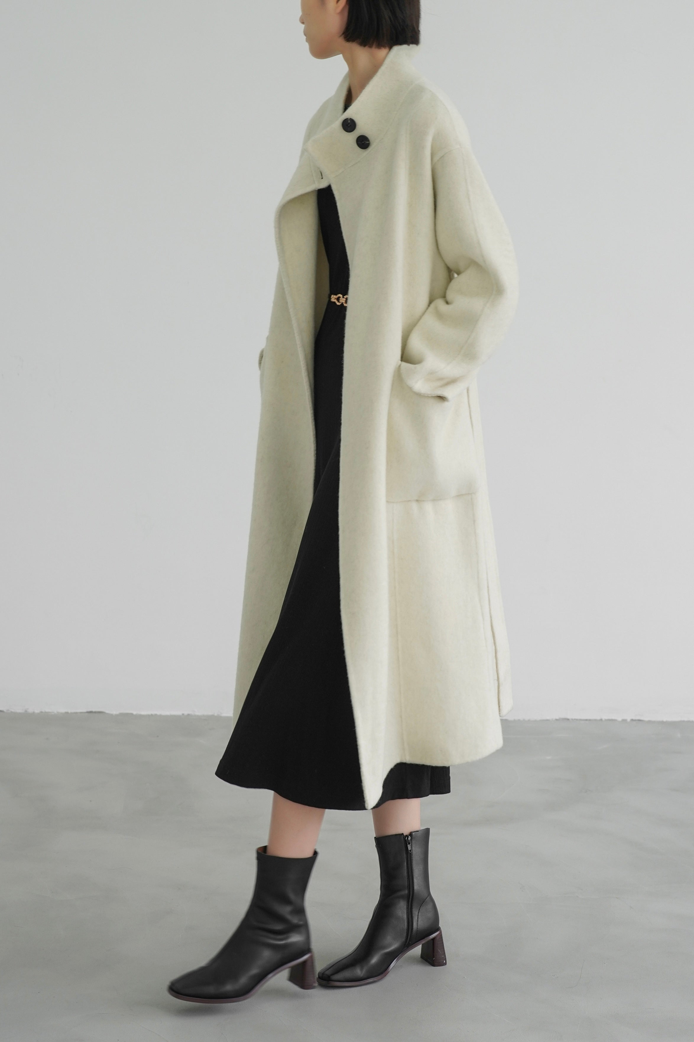 Hepburn Wool And Silk Coat