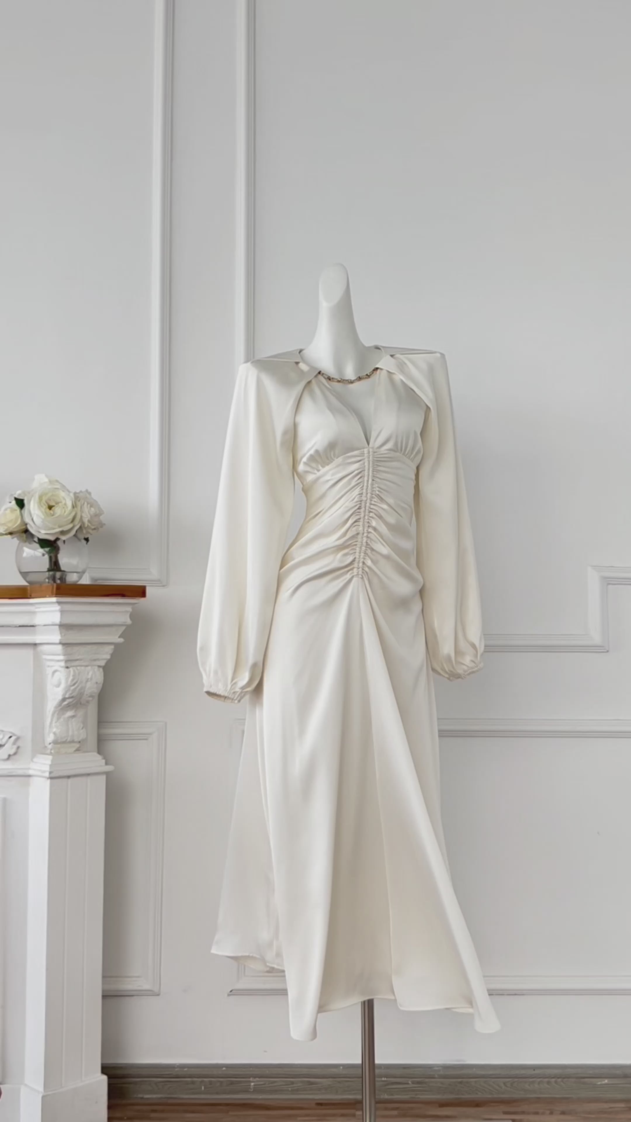 Monique Ruched Maxi Dress