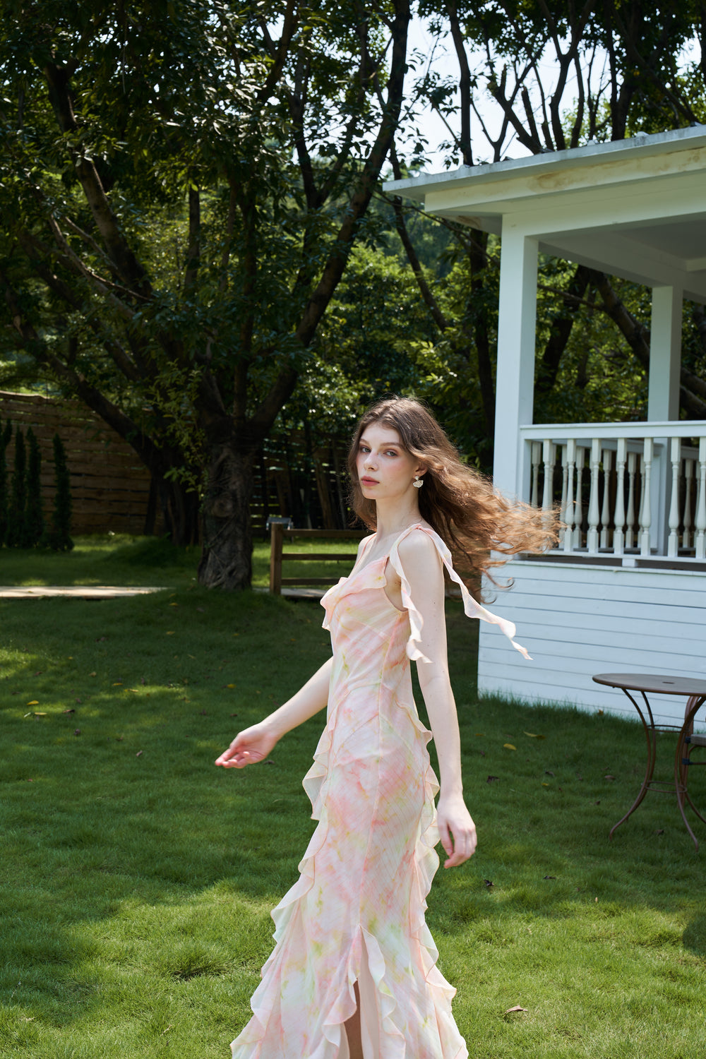 Coral Chiffon Maxi Dress My Dearest Coral Chiffon Maxi Dress My Dearest
