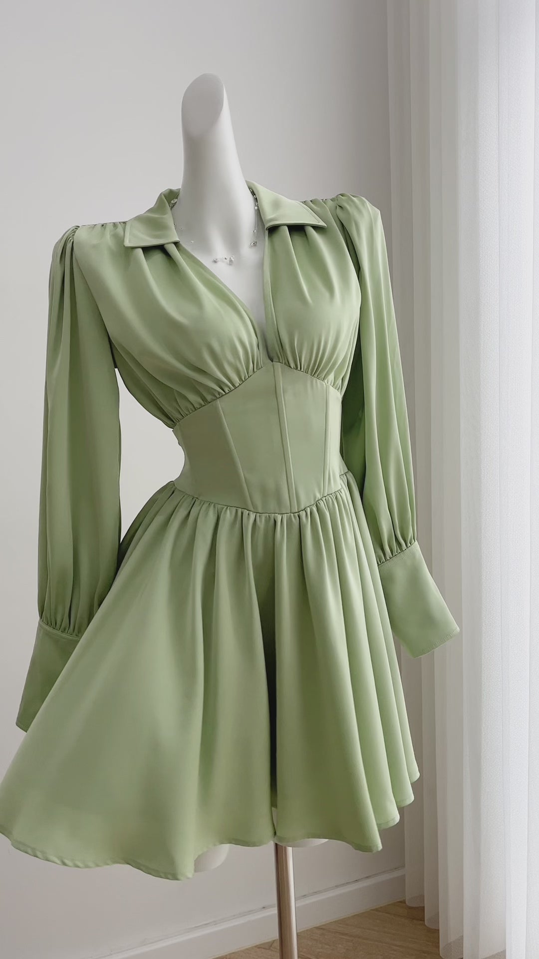 Entrance Satin Mini Dress