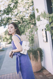 BECCA BUTTON-DETAILED WRAP DRESS-DRESS-My Dearest
