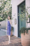 BECCA BUTTON-DETAILED WRAP DRESS-DRESS-My Dearest