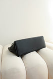 Zella Leather Shoulder Bag - Black