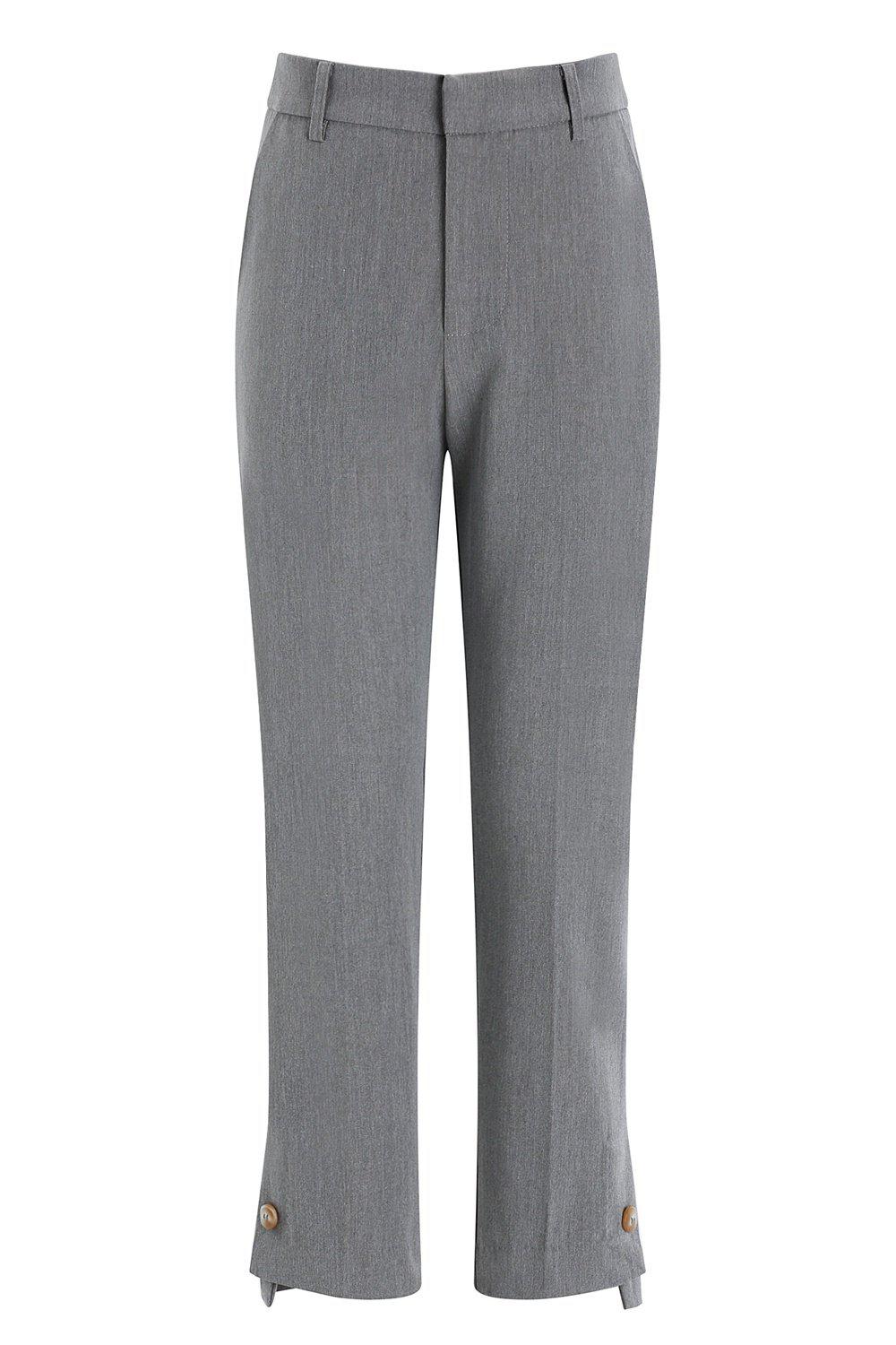 LEE HIGH-RISE STRAIGHT LEG PANTS-PANTS-My Dearest