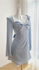 Frozen Acetate Mini Dress