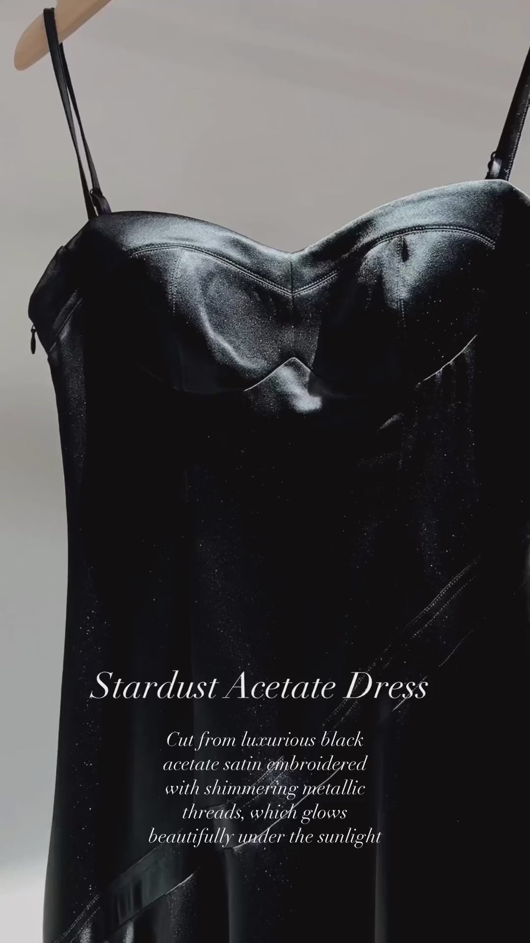 Stardust Acetate Dress